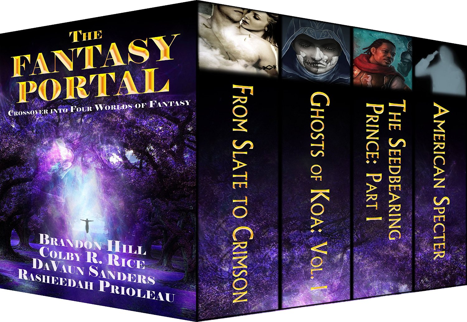 Four Kick-ass Authors, Four Worlds of Wonder. Enter The Fantasy Portal!