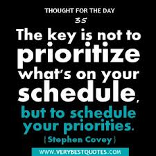 prioritize